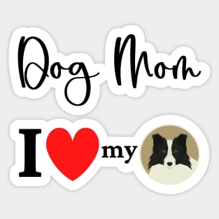 Dog Mom - I love my Border Collie 2 Sticker